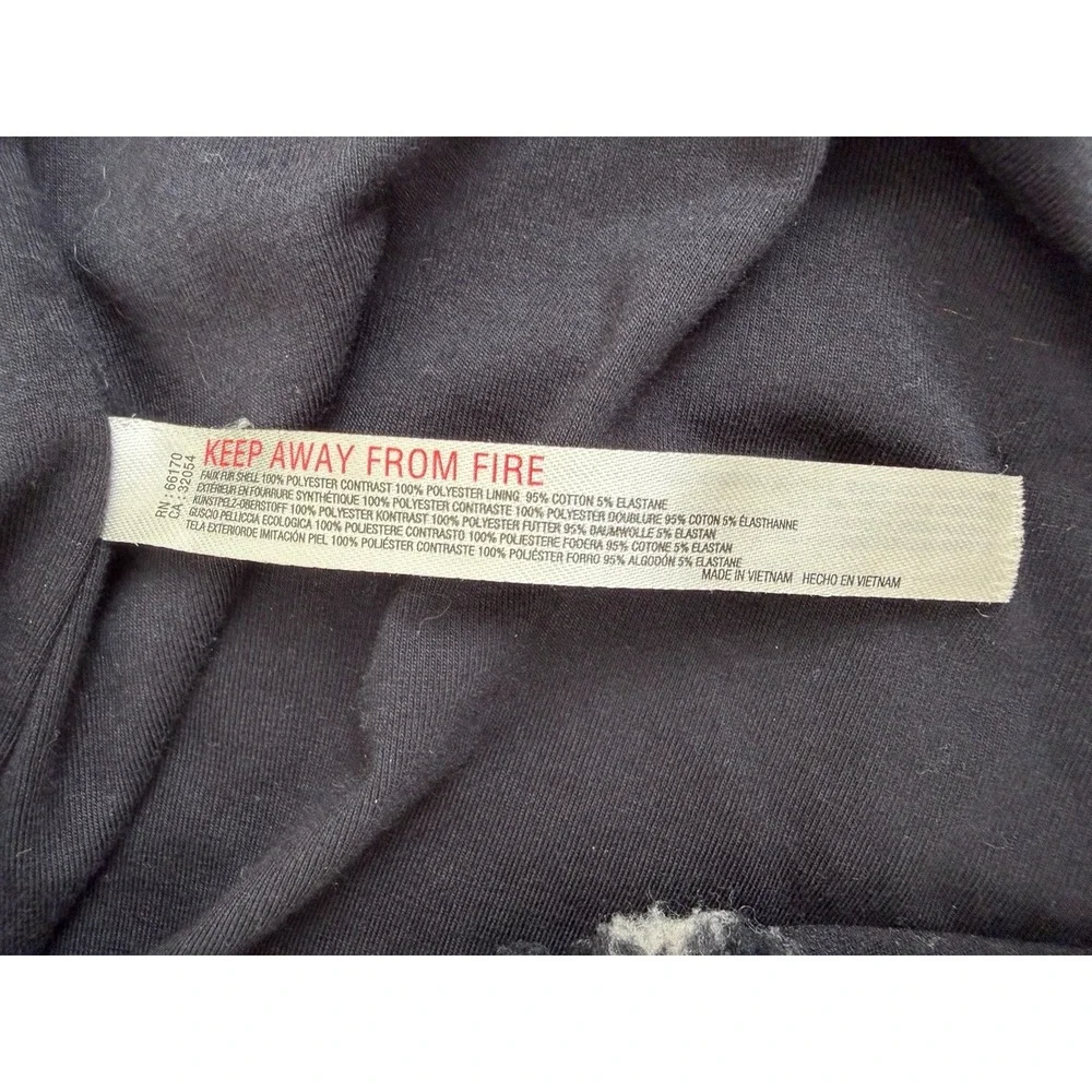 Free People FP Movement Rocky Ridge Fleece Jacket Geo Line Combo Sz XL Sherpa